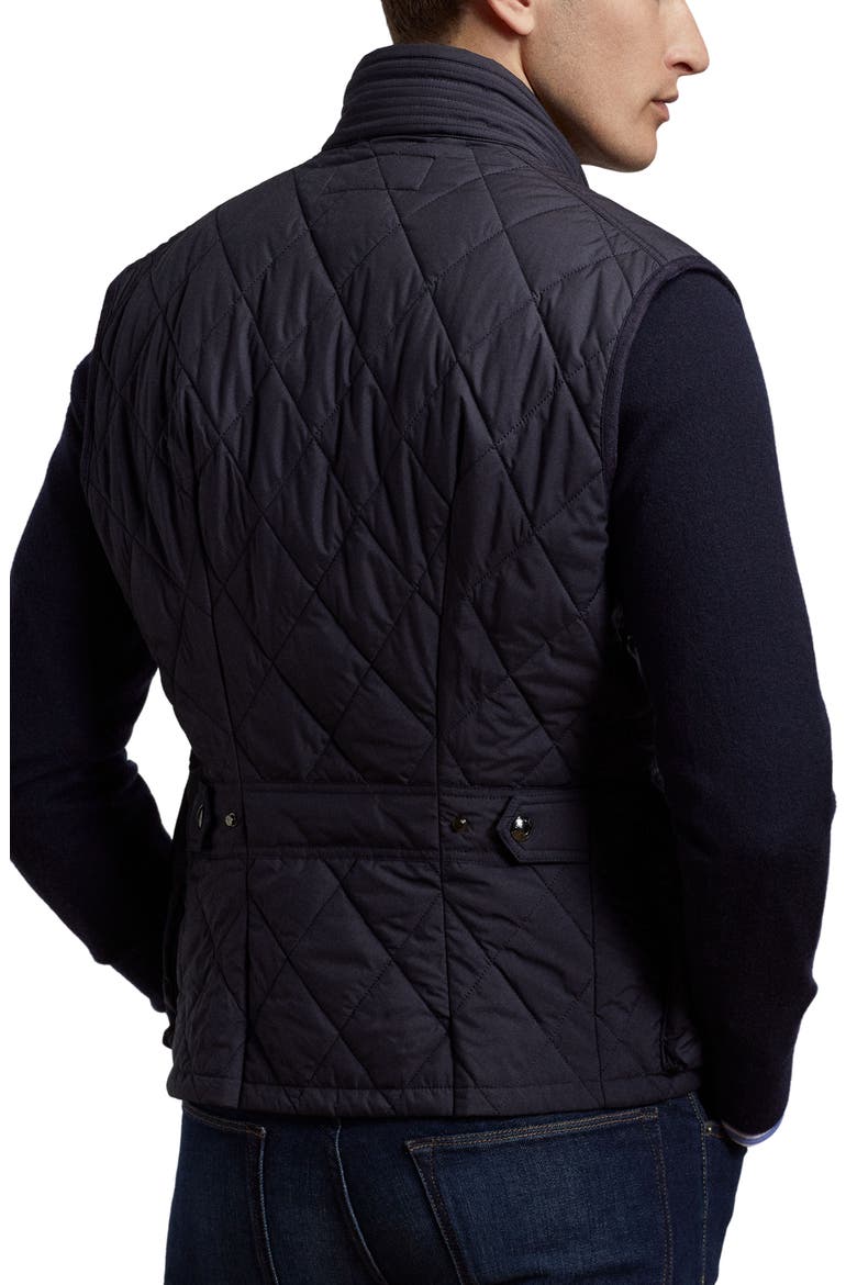 Leyland Diamond Quilted Vest, Alternate, color, CLASSIC CHAIRMAN NAVY