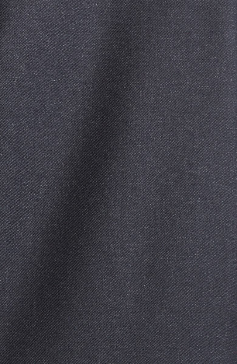 LOULOU DE SAISON Donau Tailored Double Breasted Virgin Wool Jacket, Alternate, color, Black Melange