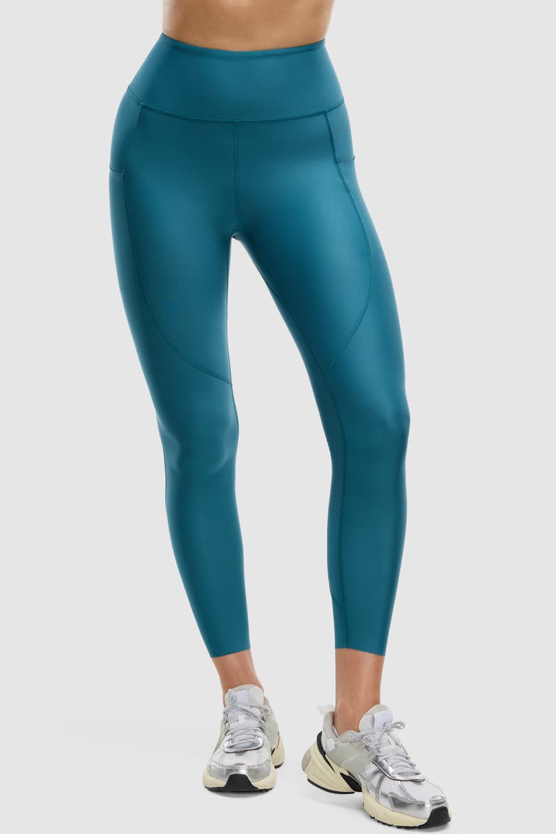 PaceForm 25" Performance Pocket Tight, Main, color, Dark Teal