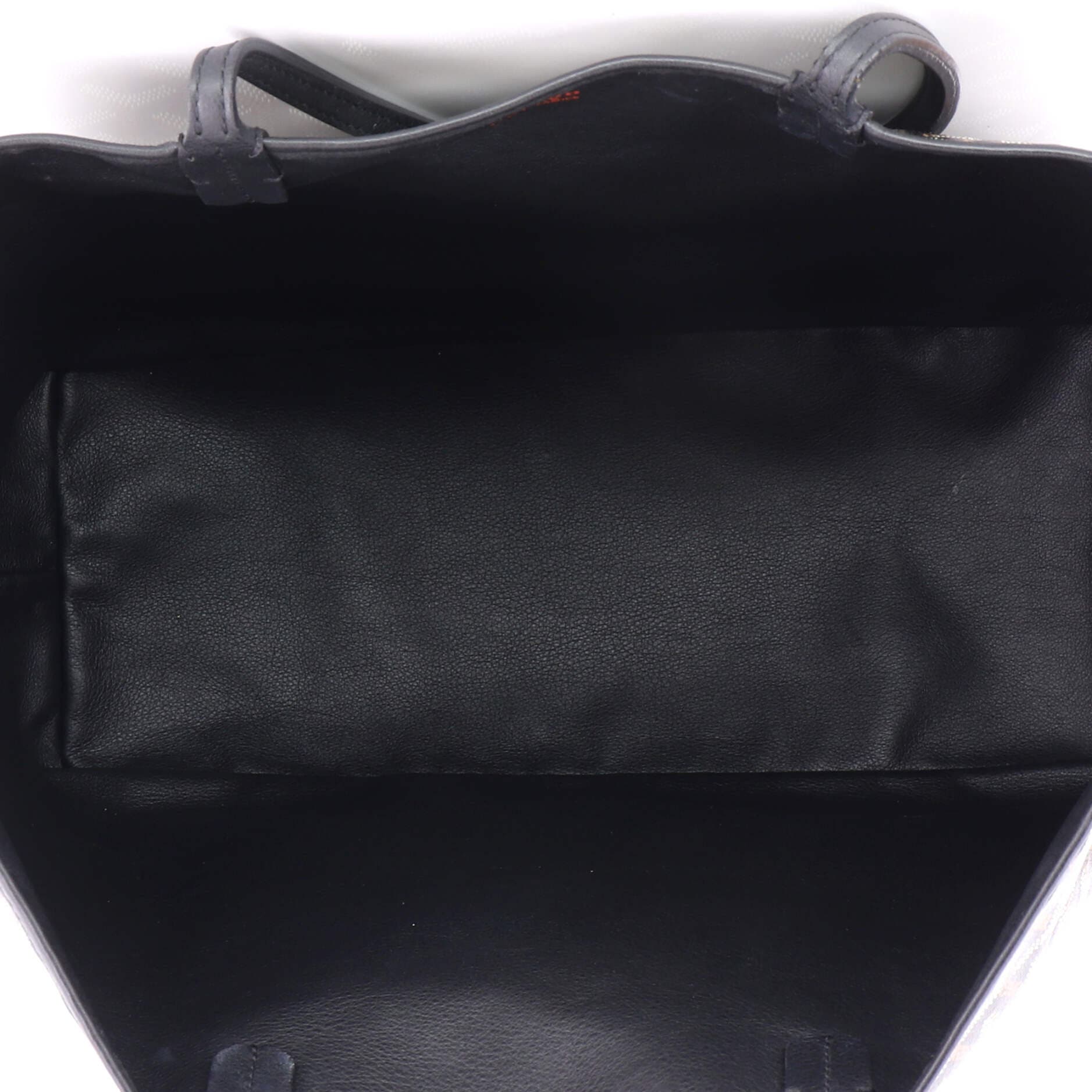 Anjou Reversible Tote Coated Canvas PM, Alternate, color, Black