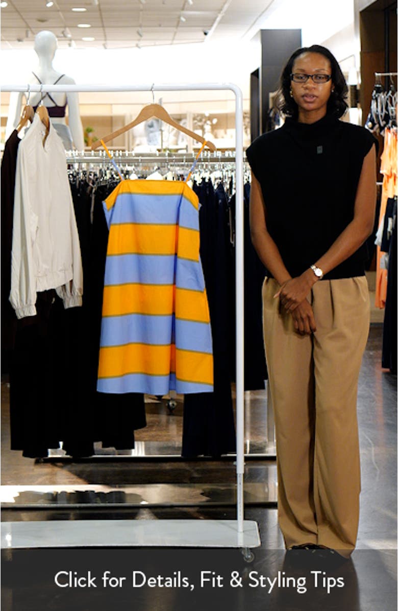 Pelit Galleria Colorblock Stripe Cotton Dress, sales video thumbnail