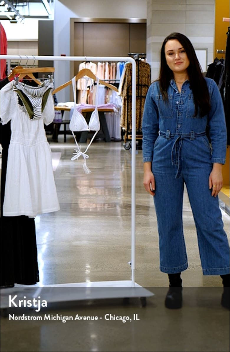 Isla Macramé Triangle Bikini Top, sales video thumbnail