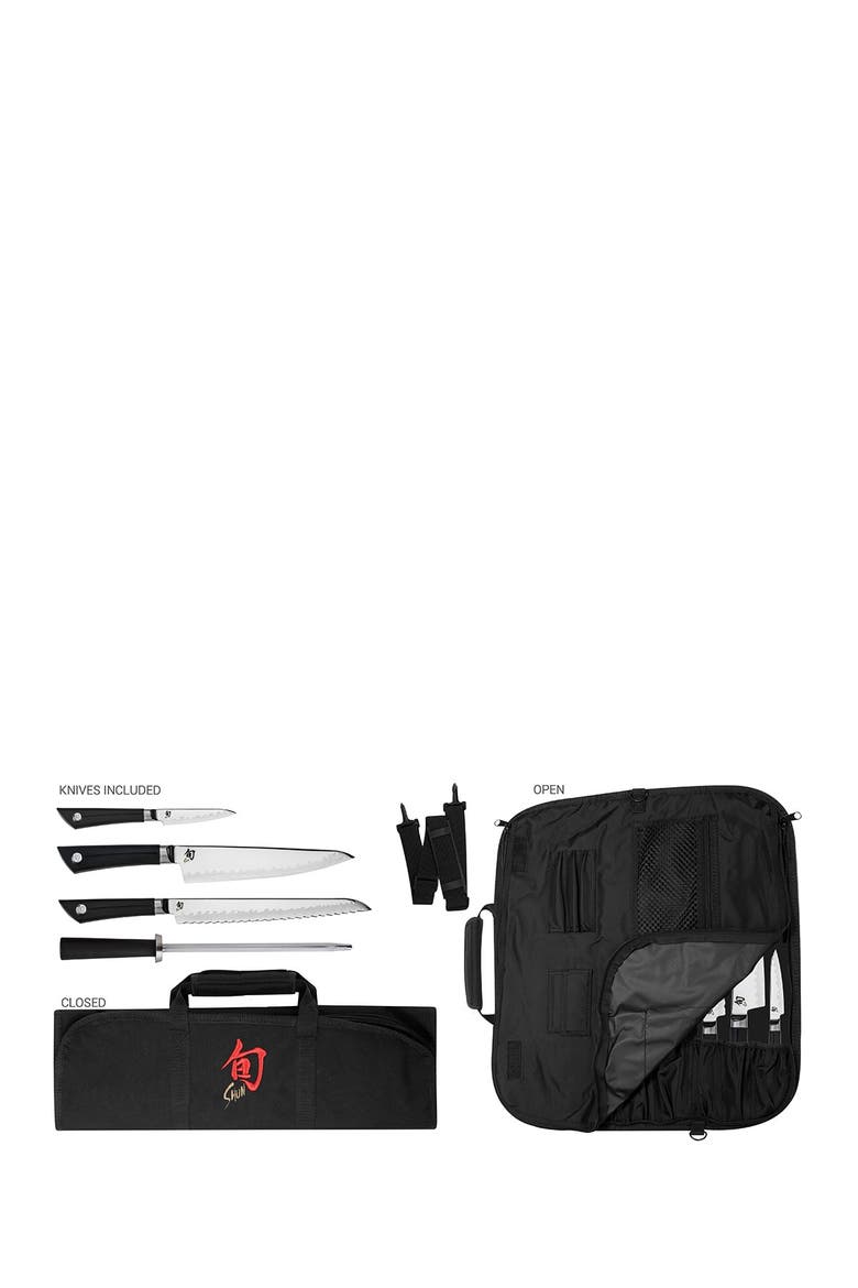 Sora 5-Piece Student Knife Set, Main, color, BLACK