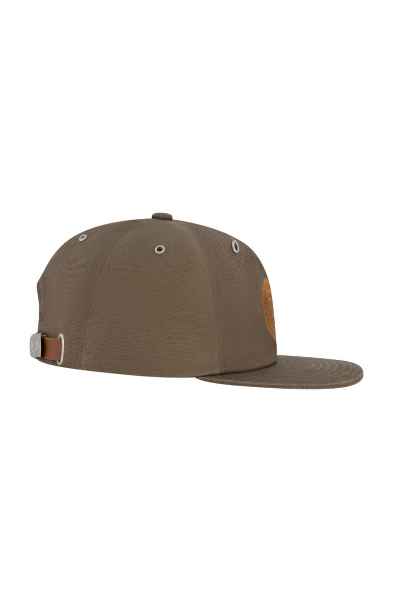Element Low Profile Flat Brim Cap in Pigment-Dyed Cotton, Alternate, color, Dark Choco