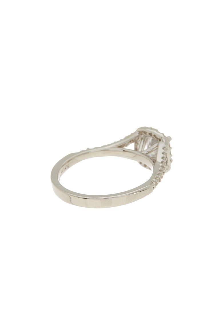 Sterling Silver White Cubic Zirconia Bridal Ring, Alternate, color, WHITE