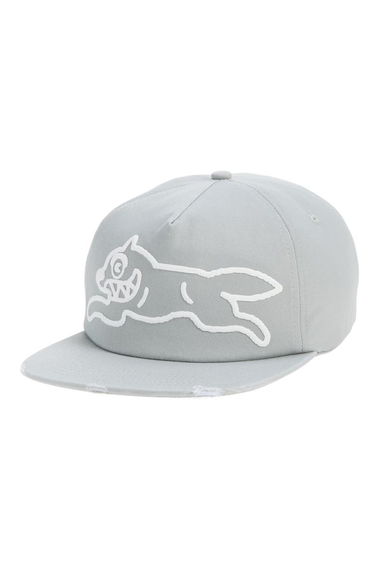 Rails Embroidered Logo Snapback Hat, Main, color, NEUTRAL GRAY