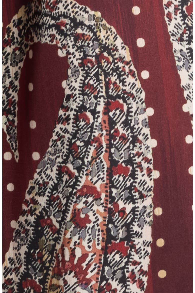 Sienna Print Midi Dress, Alternate, color, FOLKLORE