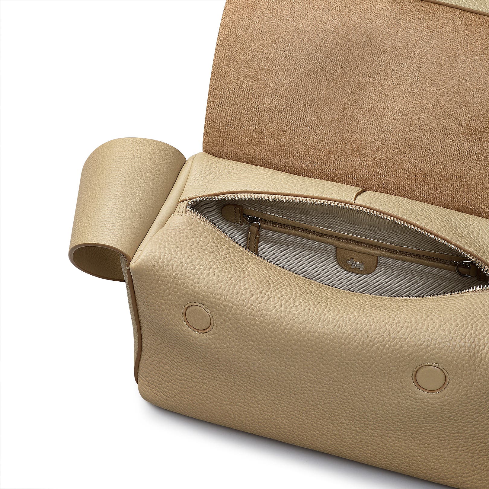 Radley De Beauvoir Medium Ziptop Shoulder Bag, Alternate, color, Stone