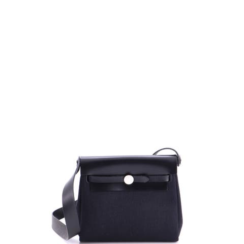 Herbag Zip Toile and Leather 20