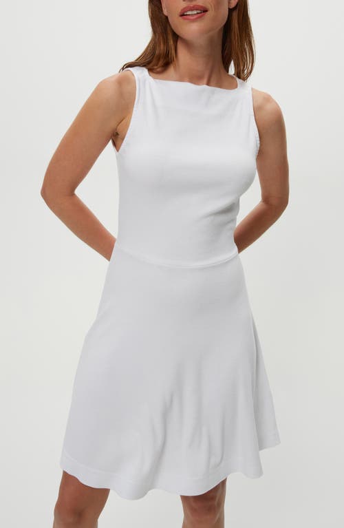 Michael Stars Andy Skater Minidress In White