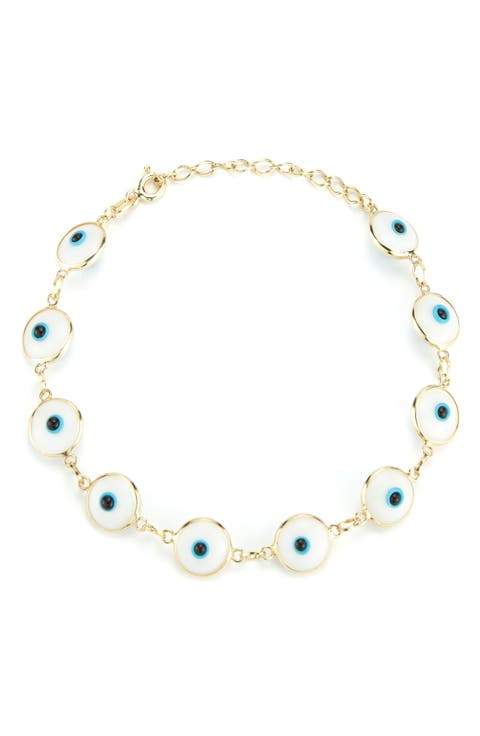 Evil Eye Station Chain Bracelet