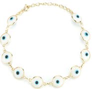 SPHERA MILANO Evil Eye Station Chain Bracelet