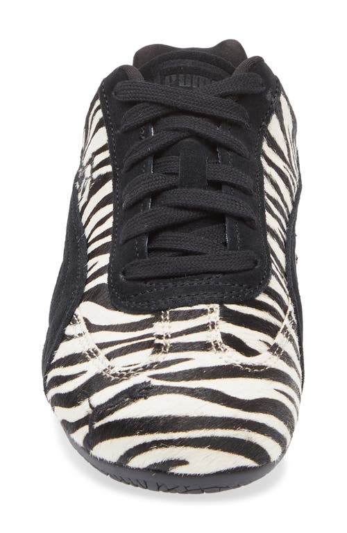 Puma Speedcat Zebra Print Genuine Calf Hair Sneaker