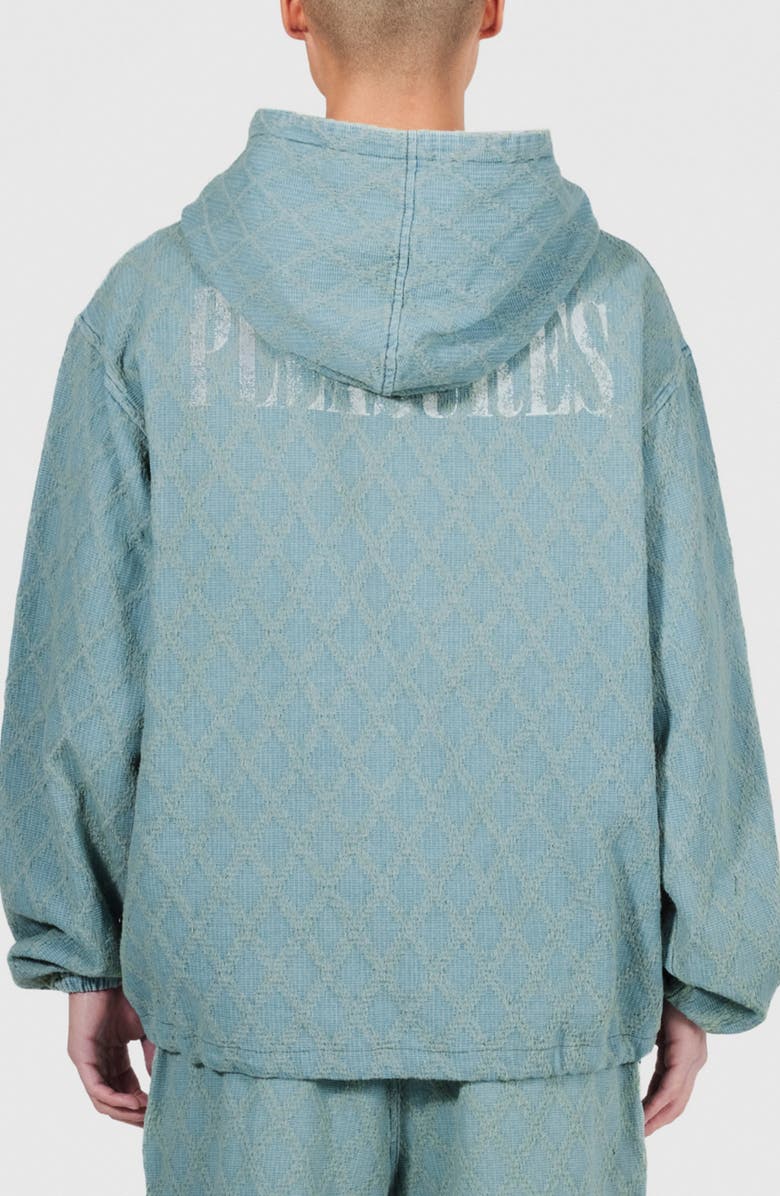 PLEASURES Diamond Jacquard Zip Hoodie, Alternate, color, 