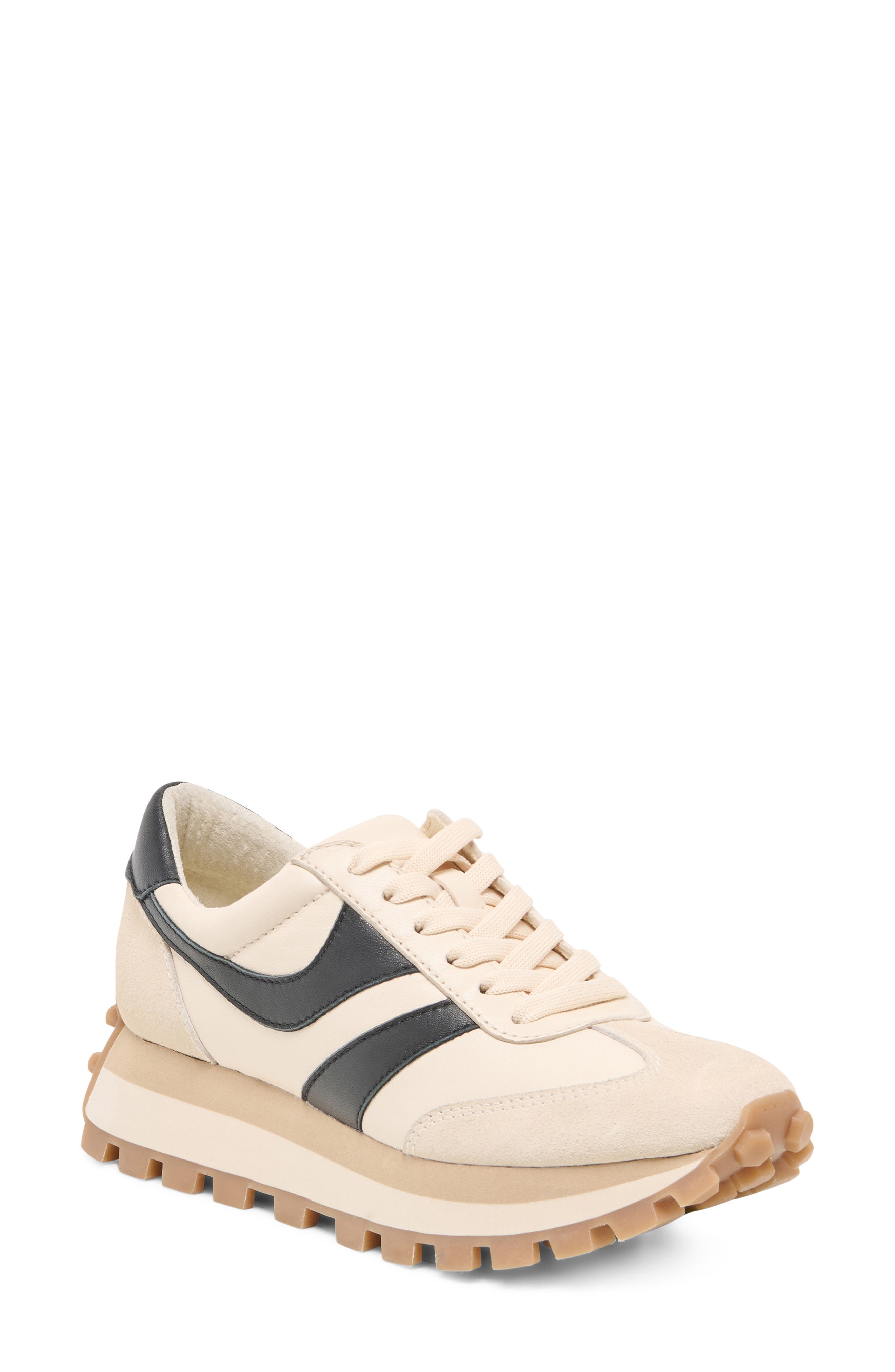 WHITE/BLACK LEATHER