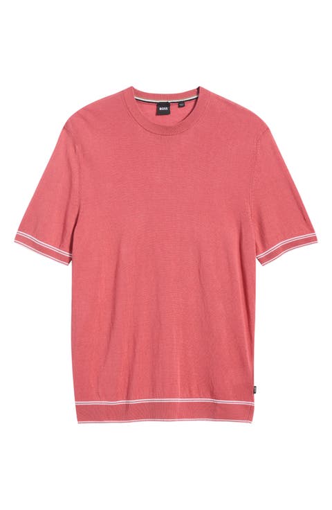 Norberto Linen Blend Short Sleeve Sweater