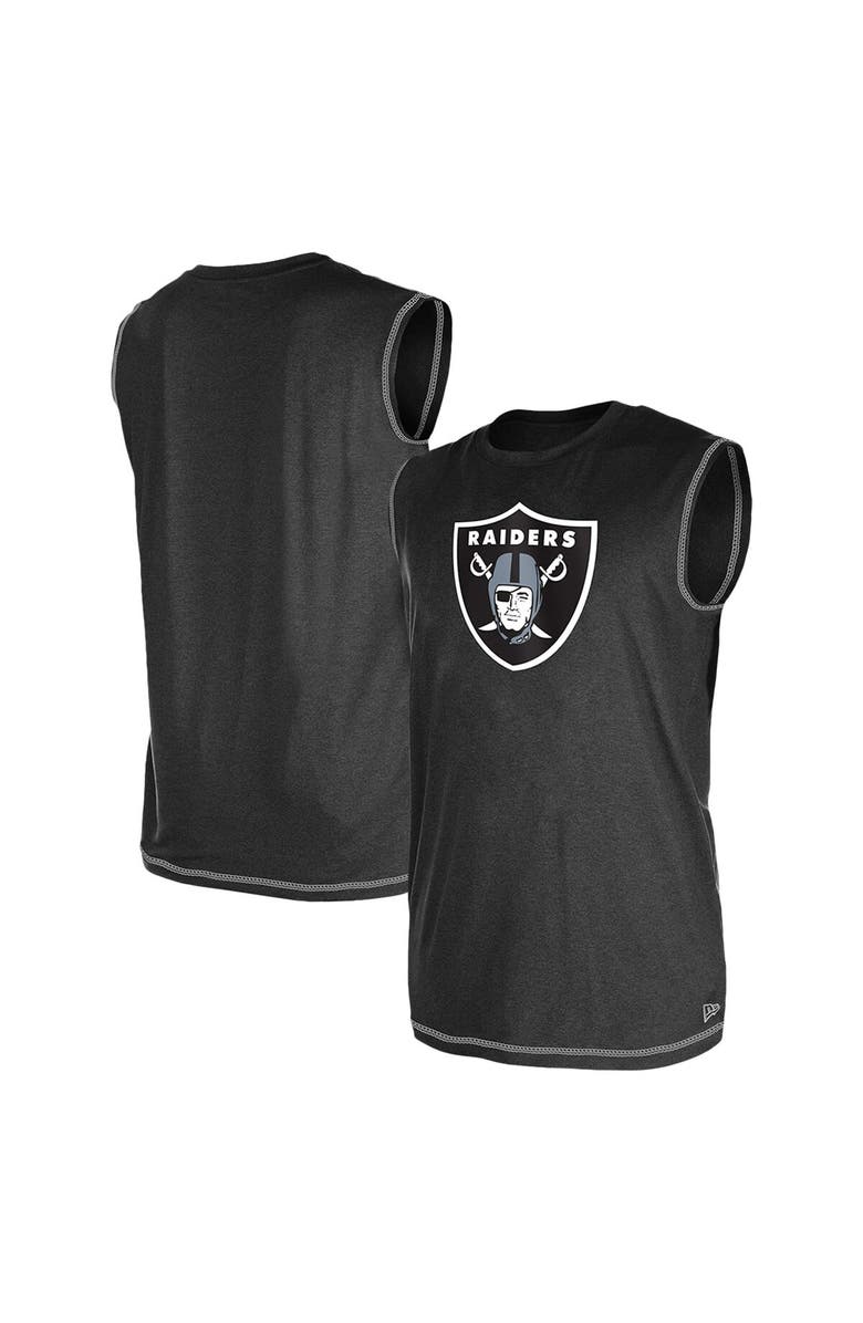 New Era Men's New Era Black Las Vegas Raiders Tank Top, Main, color, Black