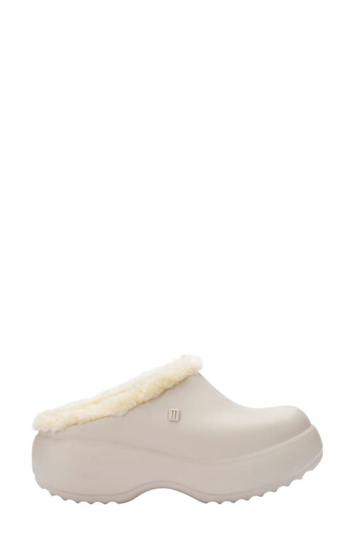 MELISSA MELISSA FREE FLUFFY FAUX FUR LINED CLOG 