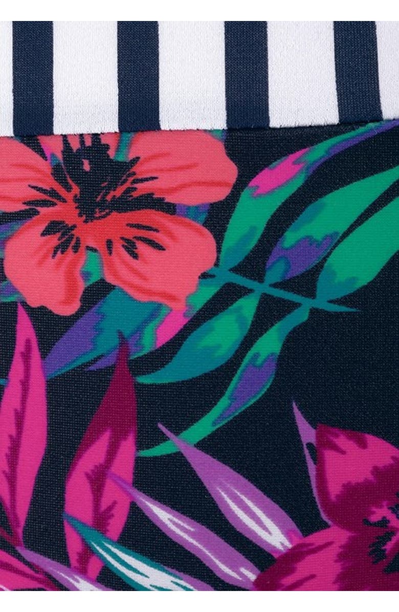 LASCANA Women's Contrast Classic Bikini Bottom, Alternate, color, Multi Print