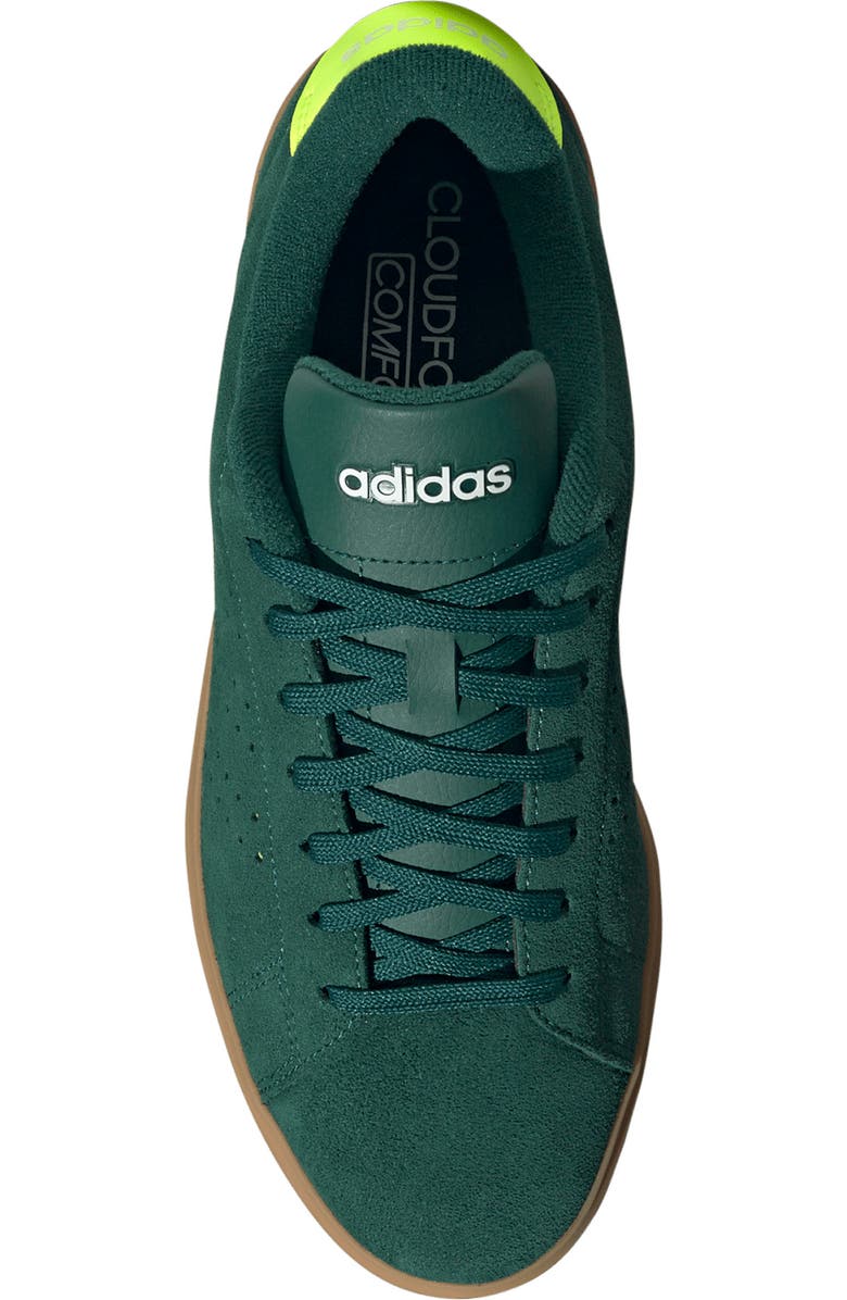 adidas Advantage 2.0 Low Top Sneaker, Alternate, color, Green/ Lucid Lemon/ Off White