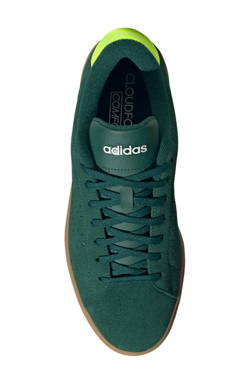 Adidas Originals Adidas Advantage 2.0 Low Top Sneaker In Green/lucid Lemon/off White