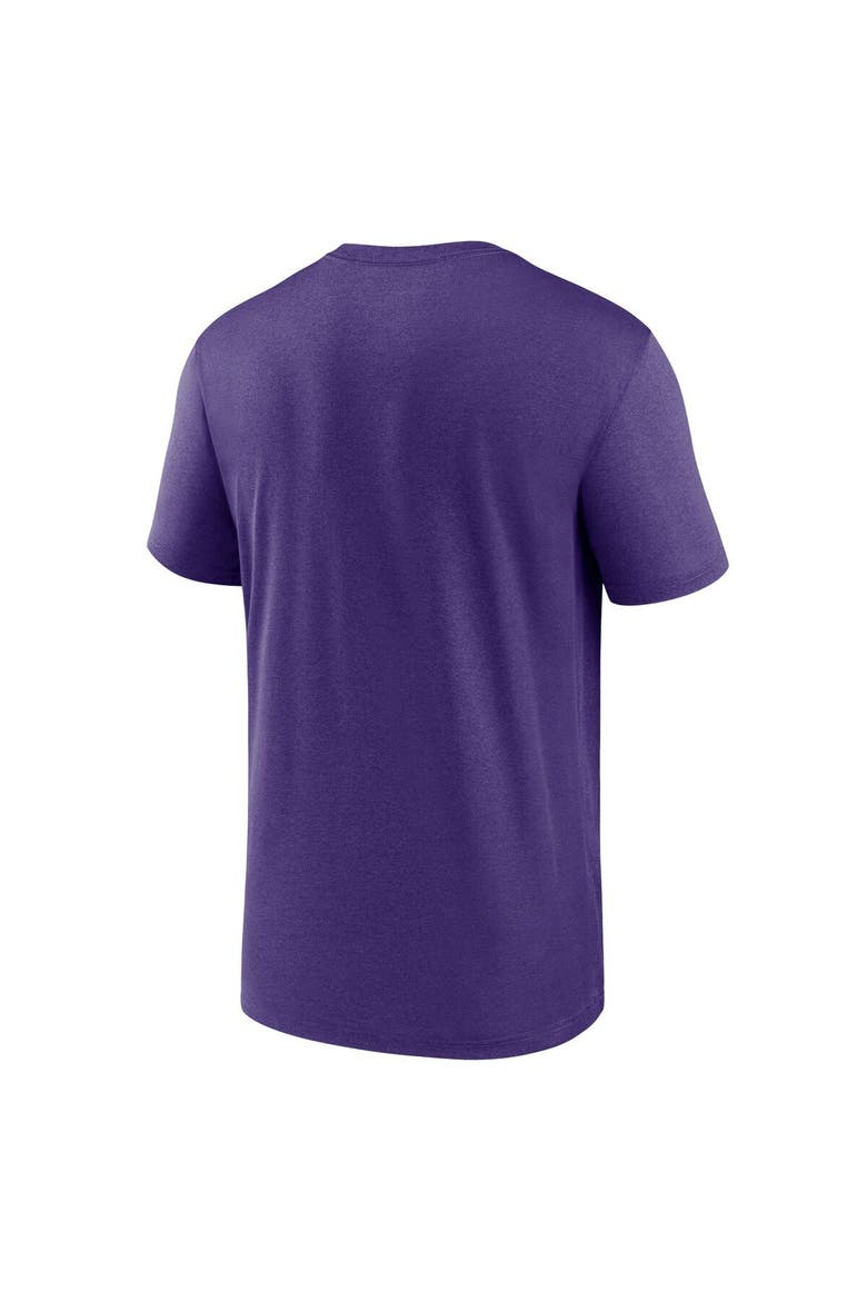 Men's Nike  Purple Minnesota Vikings Legend Logo Performance T-Shirt, Alternate, color, Purple