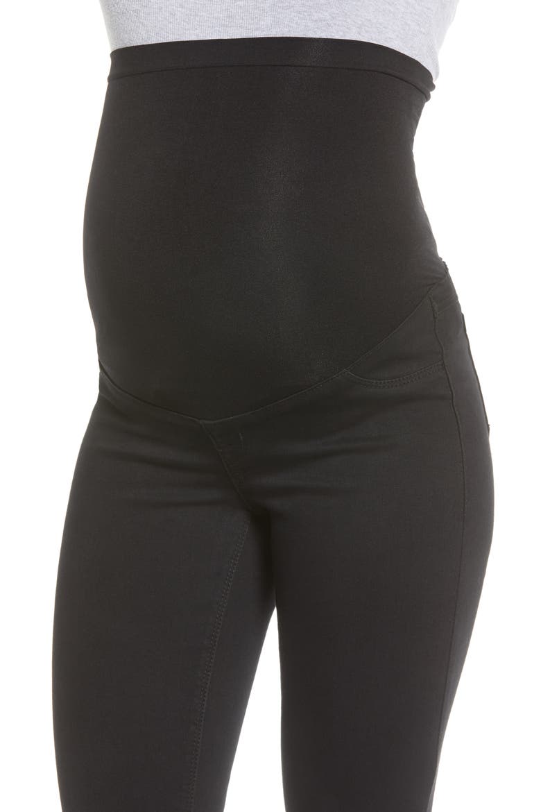 Sculpt Maternity Skinny Jeans, Alternate, color, BLACK