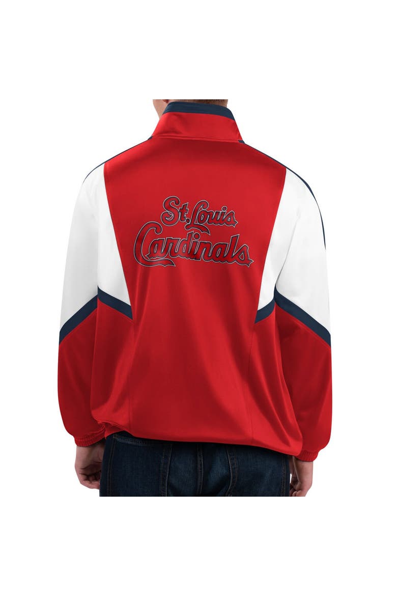 Men's Starter Red St. Louis Cardinals Lead Runner Full-Zip Jacket, Alternate, color, Red