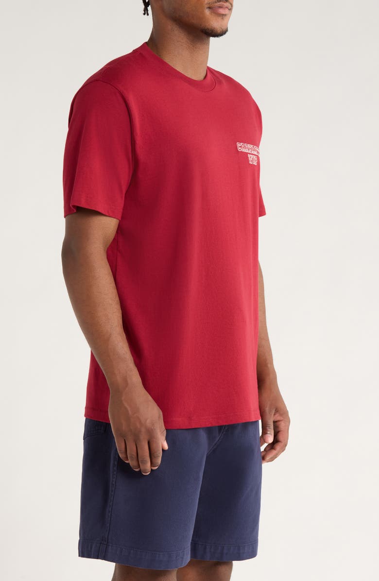 Carhartt Work In Progress Alumni Cotton Graphic T-Shirt, Alternate, color, Scarlet