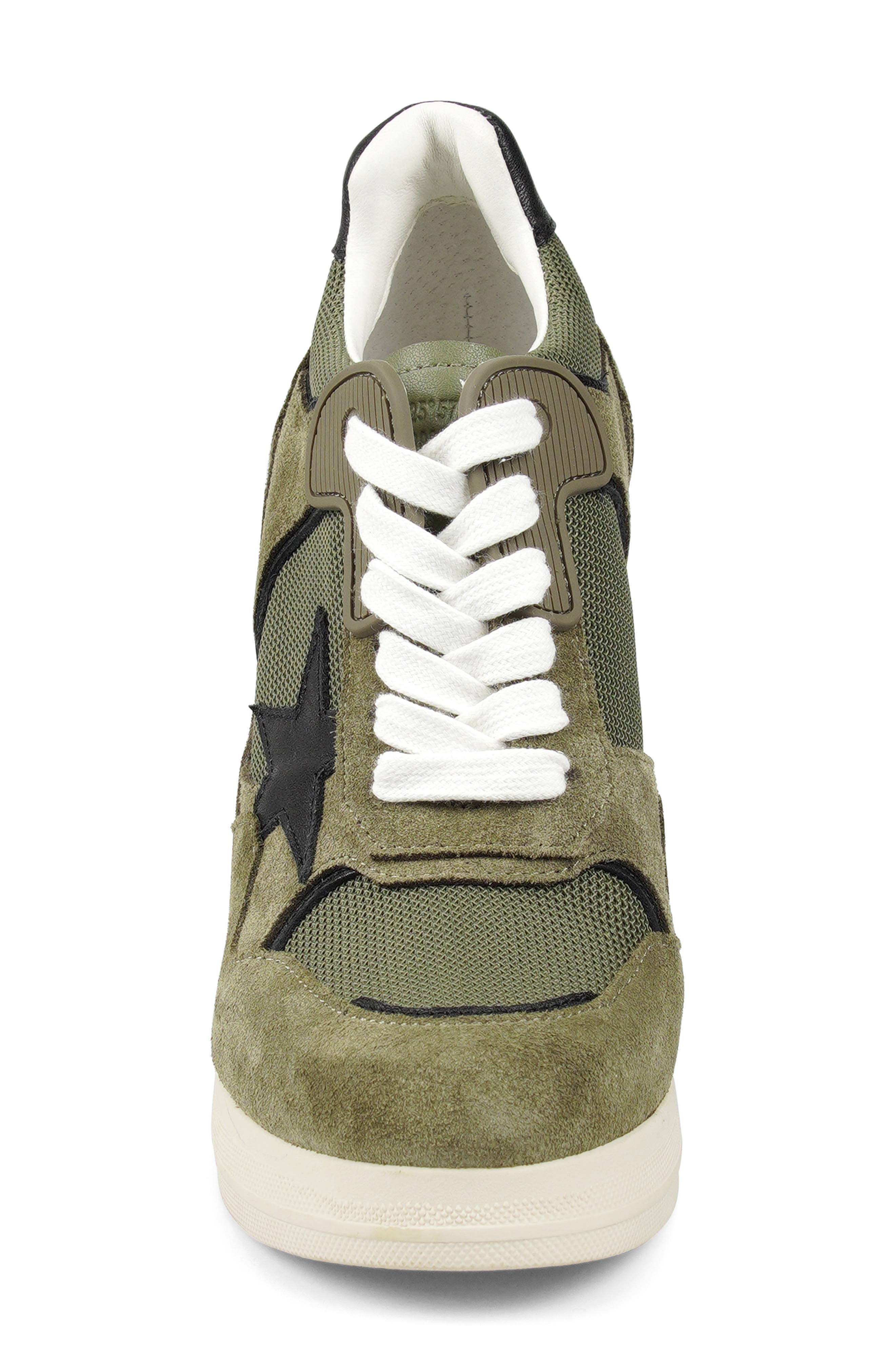 Stiletto Platform Pump, Alternate, color, ARMY GREEN SUEDE