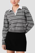 French Connection Yulia Stripe Polo Sweater