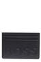 Laslo Debossed Logo Leather Card Case