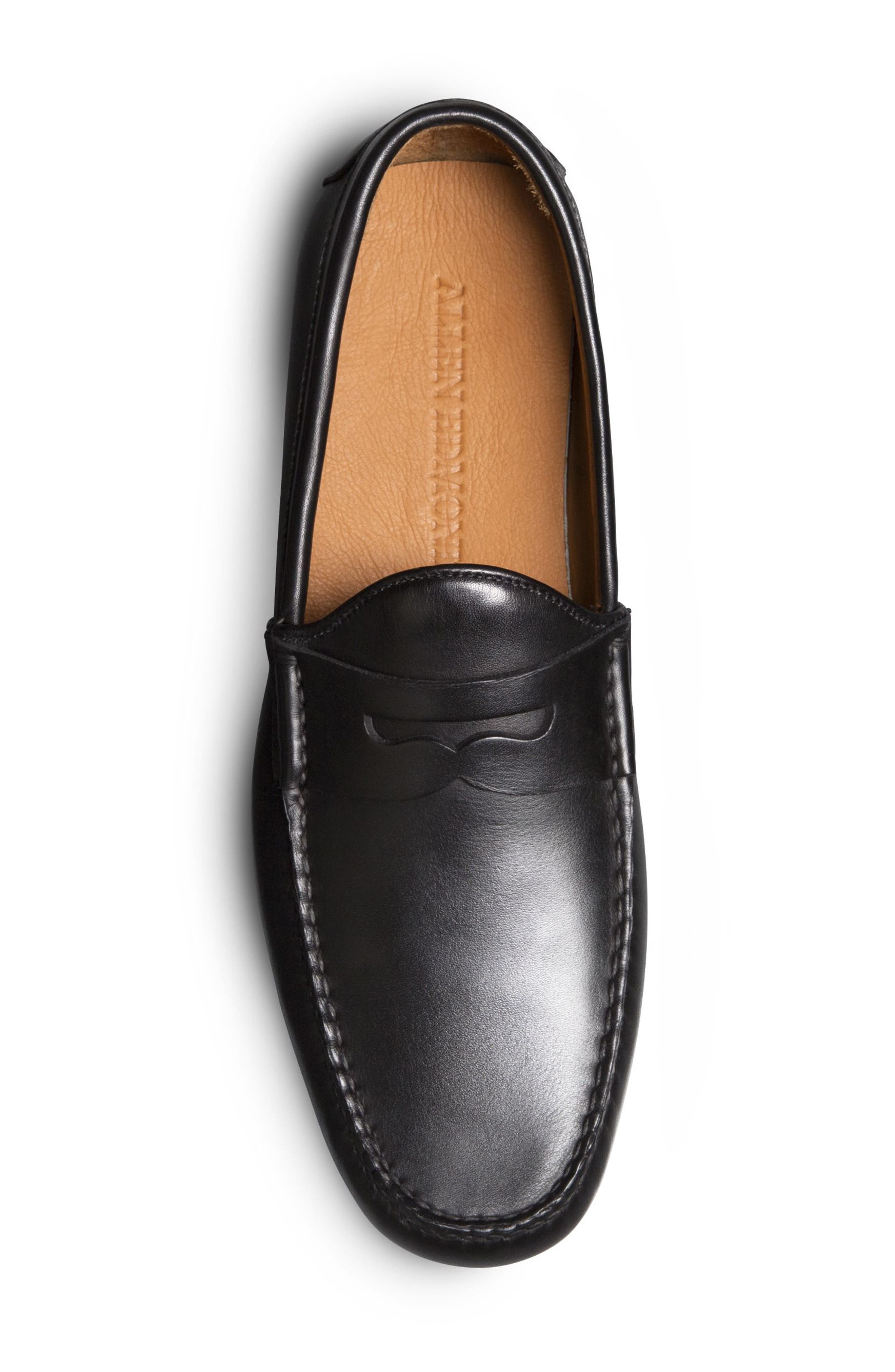 Allen Edmonds Supersport Moc Toe Penny Loafer, Alternate, color, Black