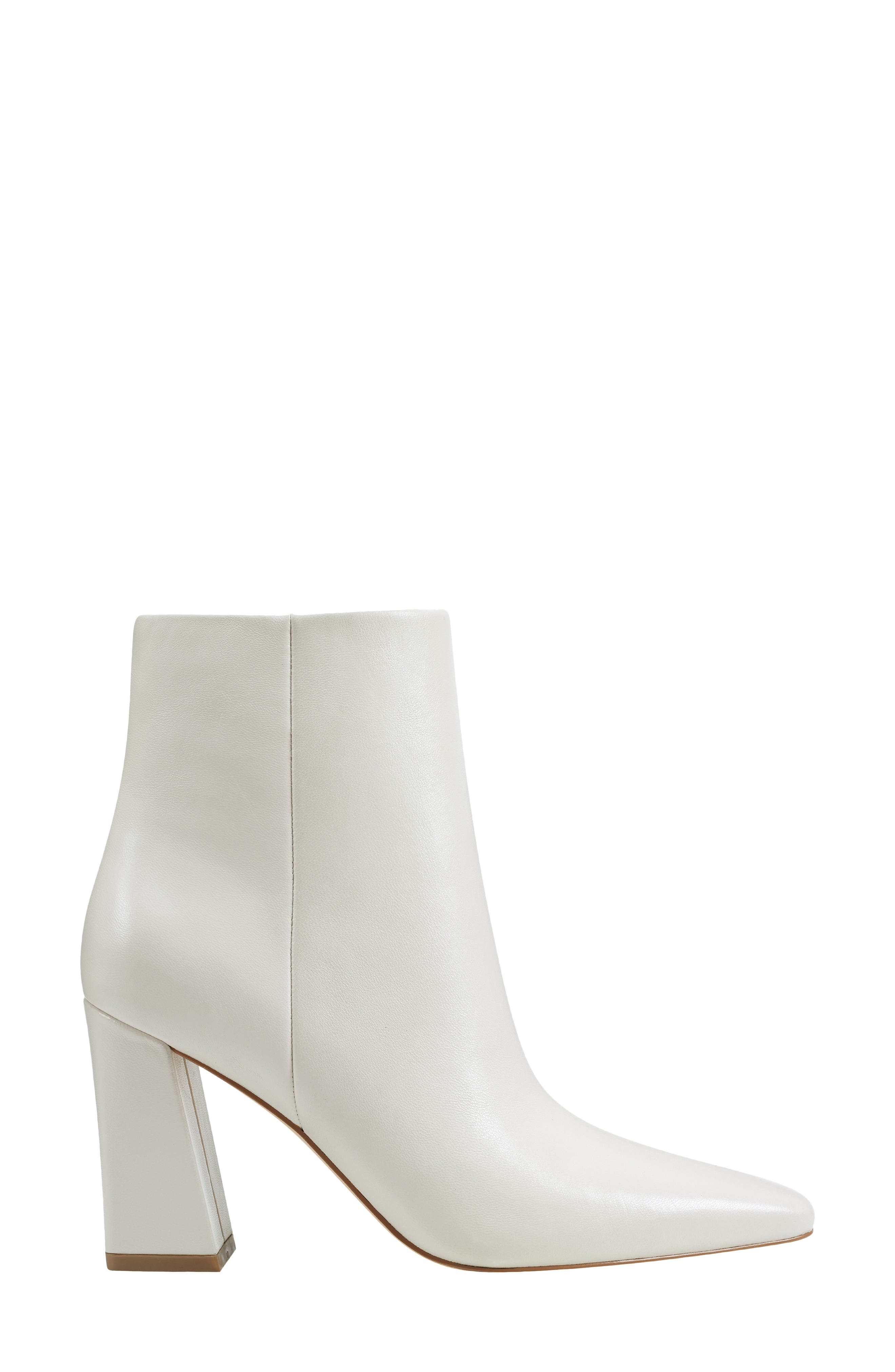 Marc Fisher LTD Yanara Pointed Toe Bootie, Alternate, color, Ivory 150