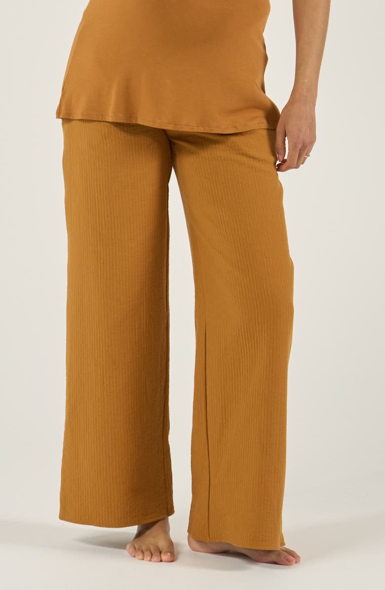 Cache Coeur Maternity pants Celia, Alternate, color, Cumin