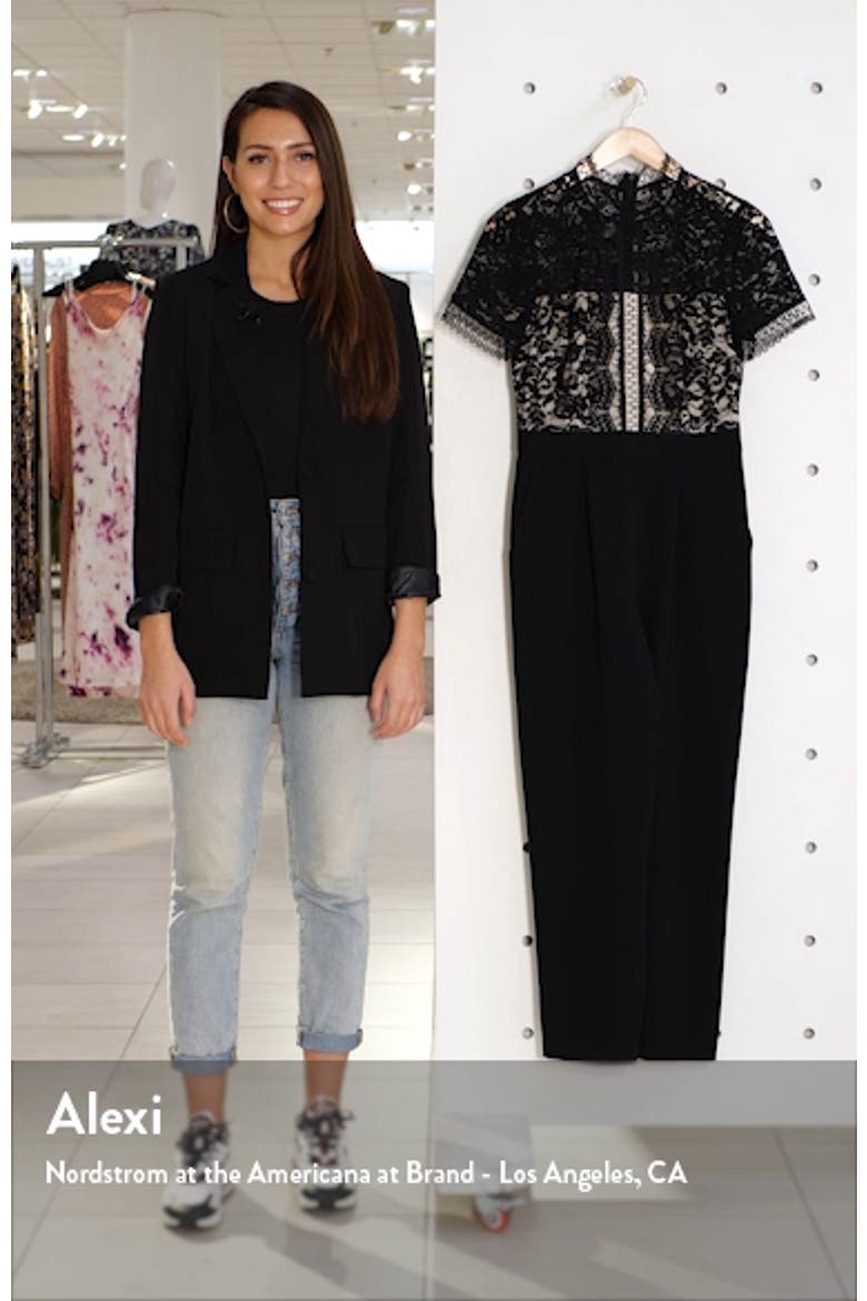 Lace Bodice Jumpsuit video