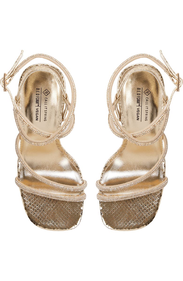 Call It Spring By Aldo Alluree Crystal Ankle Strap Sandal, Alternate, color,