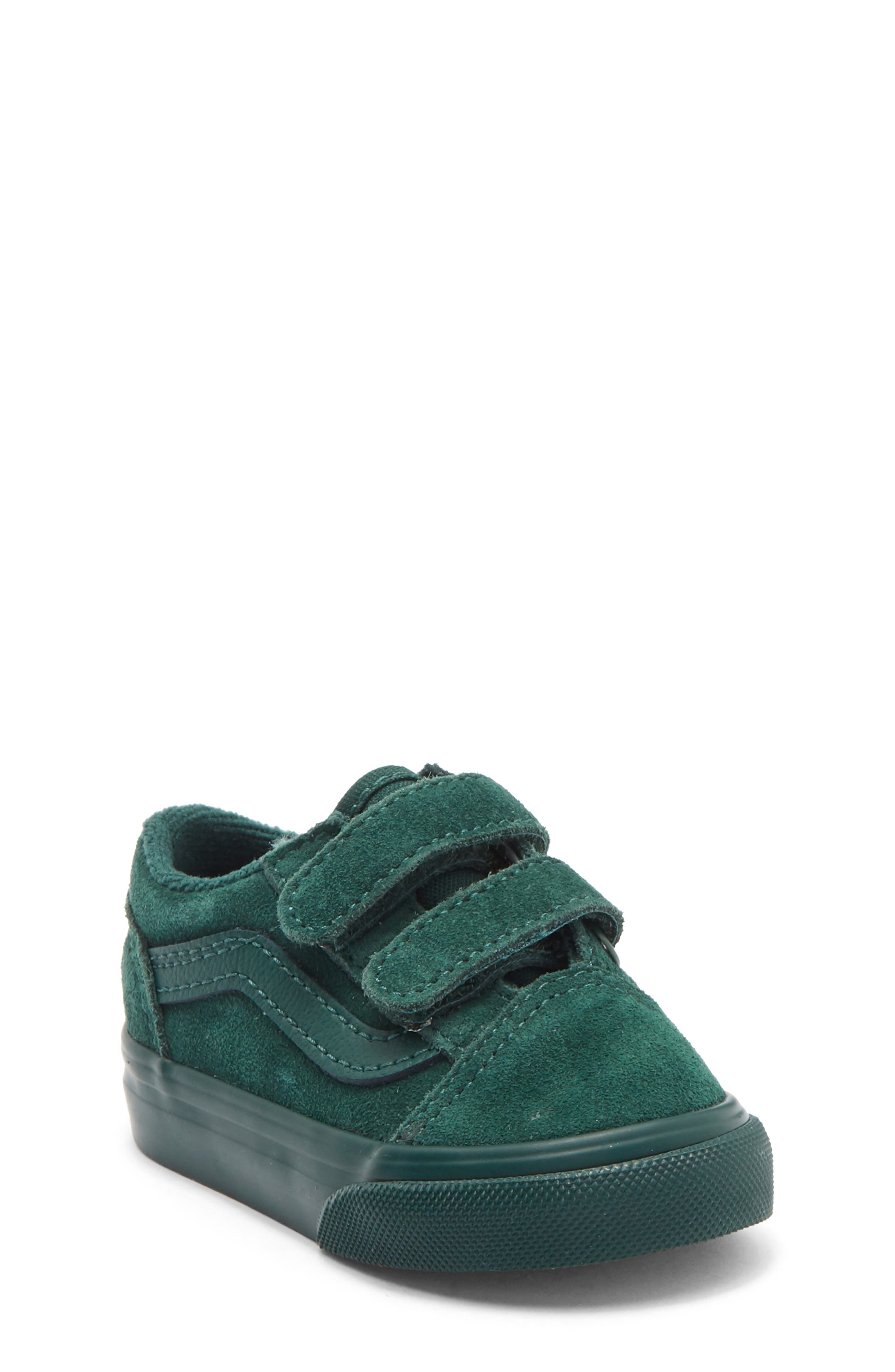 Vans Old Skool V Suede Sneaker, Main, color, Suede Emerald