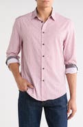 Brooklyn Brigade Geometric Watercolor Button-Up Shirt