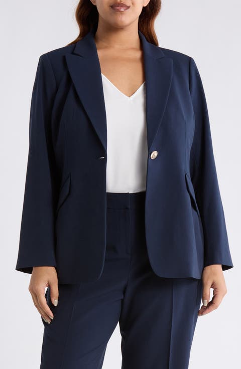 One-Button Jacket (Plus)