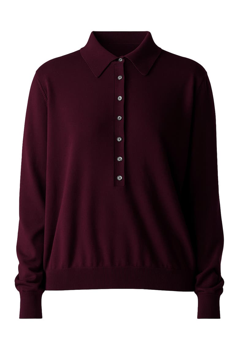 Nara Knit Top, Main, color, Maroon