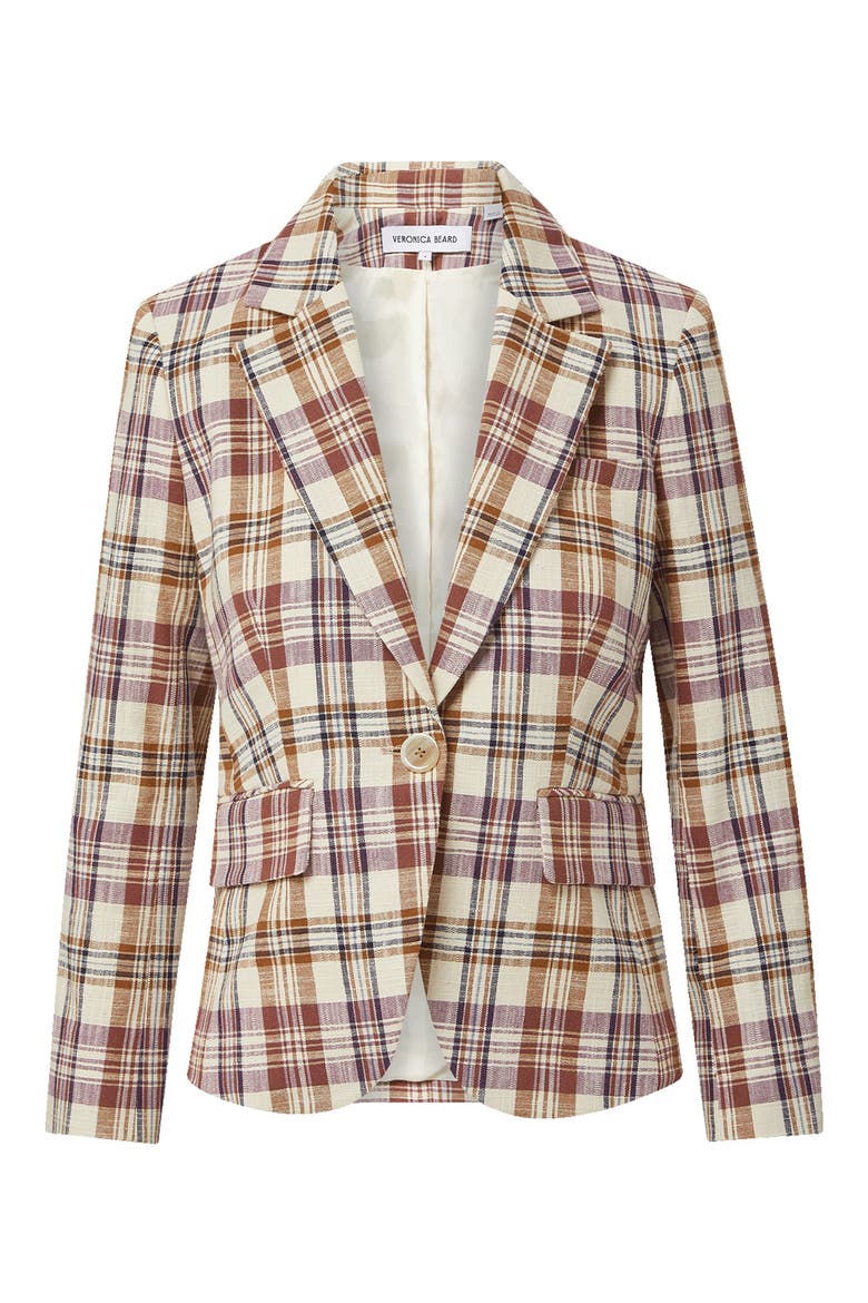 Tyra Plaid Dickey Jacket, Alternate, color, ORCHID HAZE MULTI