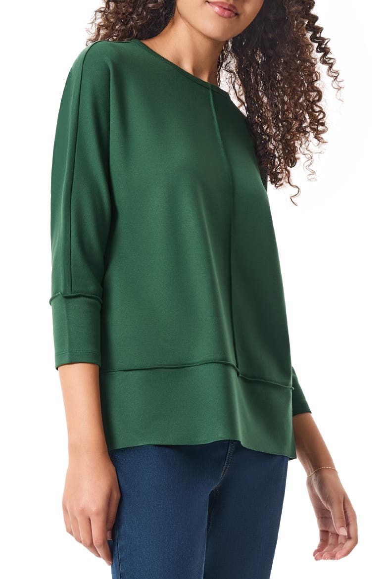 Serenity Knit Dolman Sleeve Top, Alternate, color, FOREST GREEN