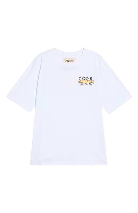 Trout Cotton Graphic T-Shirt