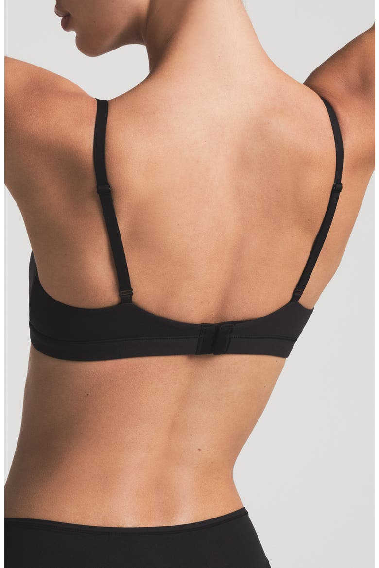 Fits Everybody Crossover Bralette, Alternate, color, ONYX