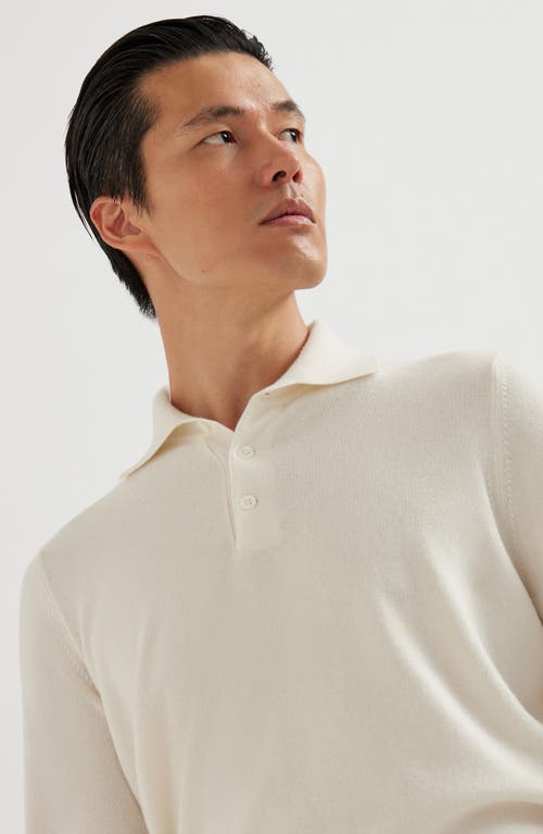 Brunello Cucinelli Polo-style Sweater In Neutral