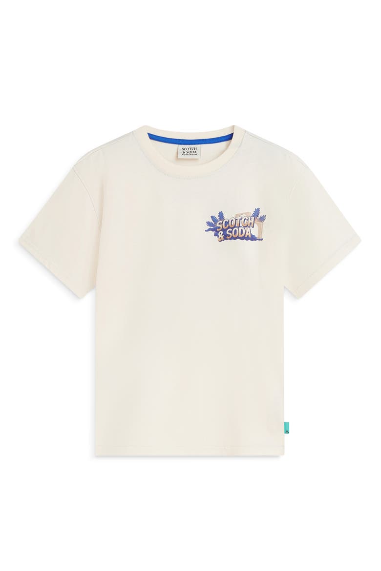 Kids' Relaxed Fit Graphic T-Shirt, Main, color, EGGNOG