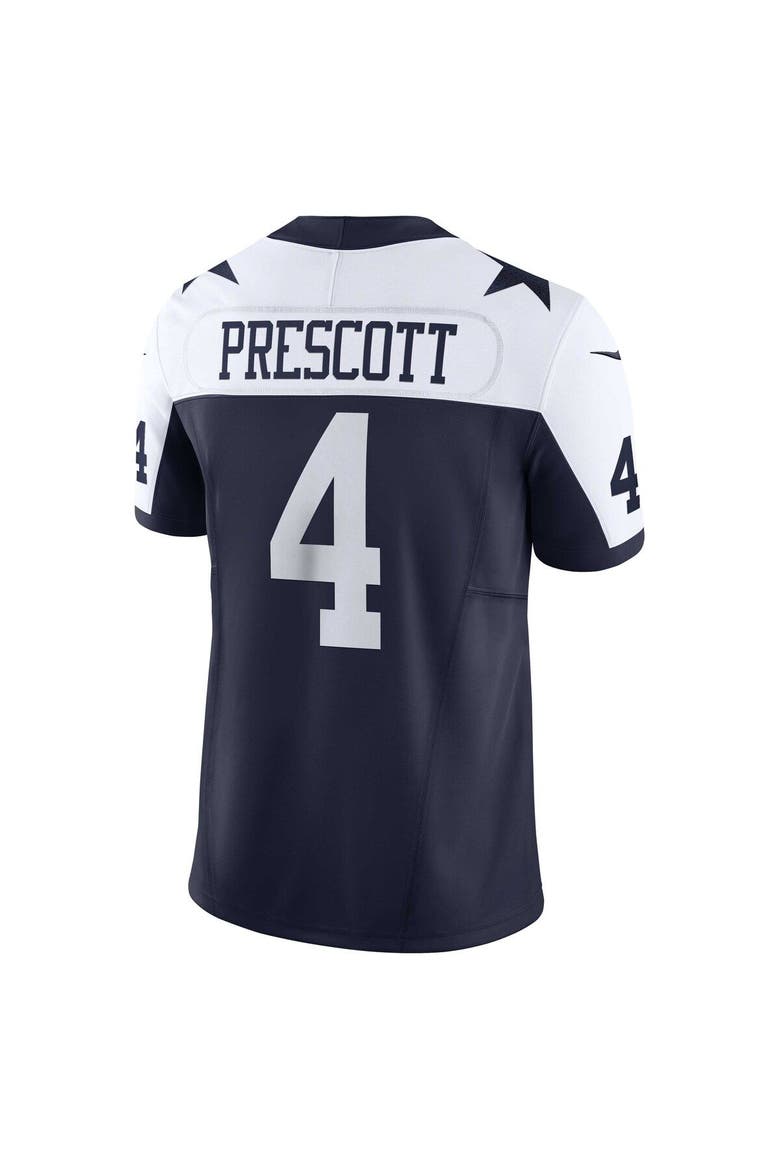 Men's Nike Dak Prescott Navy Dallas Cowboys Vapor F.U.S.E. Limited Jersey, Alternate, color, Navy