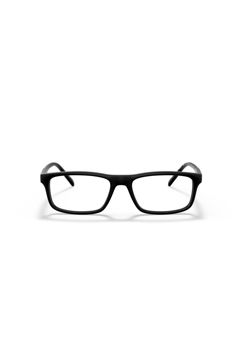 52mm Rectangle optical glasses, Alternate, color, Black