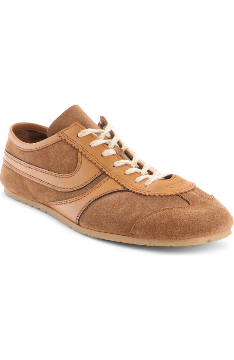 Dries Van Noten Suede Low Top Sneaker, Main, color, Tan 712